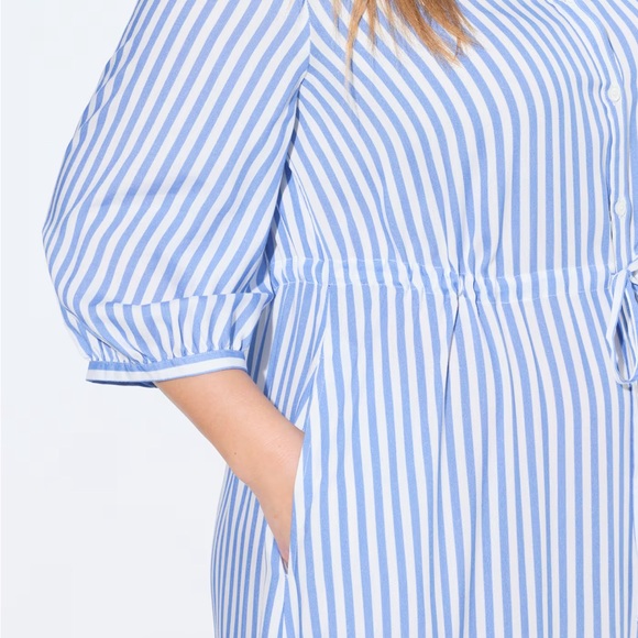 Ulla Popken Striped Shirtdress - Picture 7 of 7